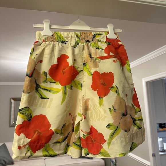 Ganni Floral Surfer Swim Shorts Sz 2 (US) NWT - Picture 5 of 9